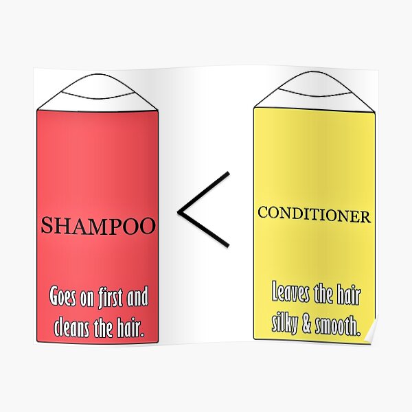 "Billy Madison Shampoo vs. Conditioner (Team Conditioner)" Poster by