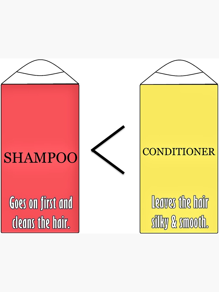 "Billy Madison Shampoo vs. Conditioner (Team Conditioner)" Sticker for