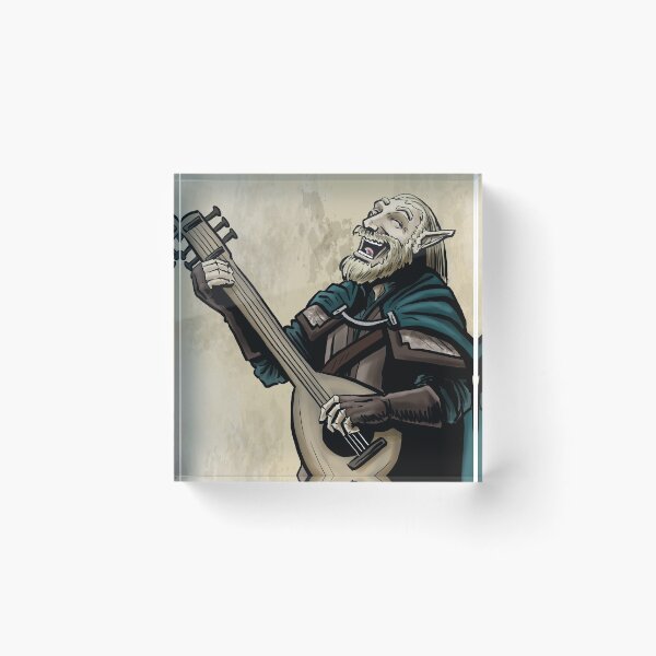 Item preview, Hrilligho Half Elf Bard designed and sold by Dungeonmusings.