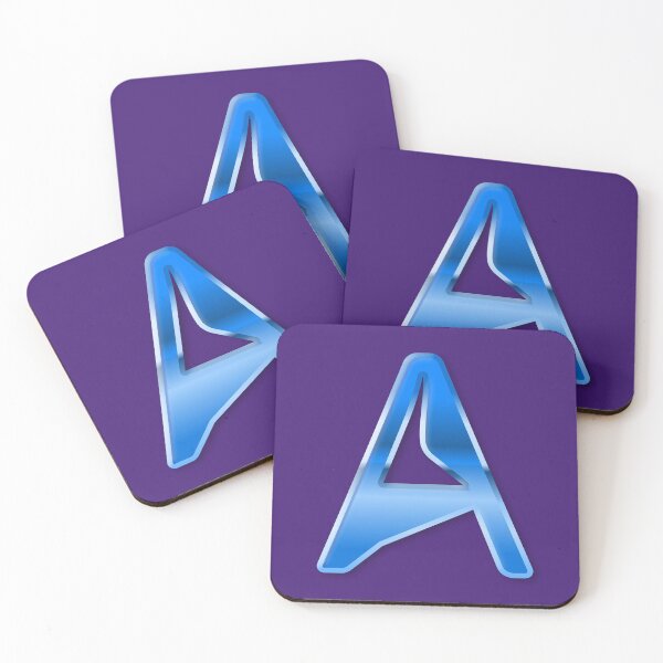 Item preview, Calligraphy Letter A - Travel Blue Astral designed and sold by Ralek.