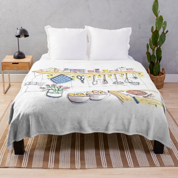 Item preview, cozy kitchen in Berlin designed and sold by AnastasiaSketch.