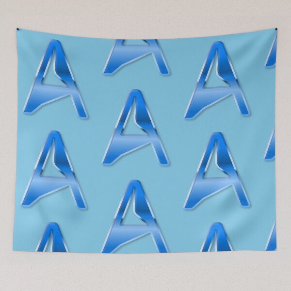 Item preview, Calligraphy Letter A - Travel Blue Astral designed and sold by Ralek.