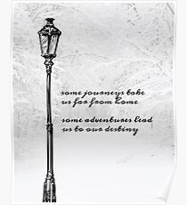 Narnia Lamp Post Poster