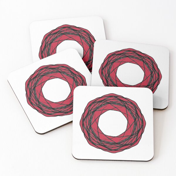 Item preview, Circular Geometric Pattern Red designed and sold by AJ505.