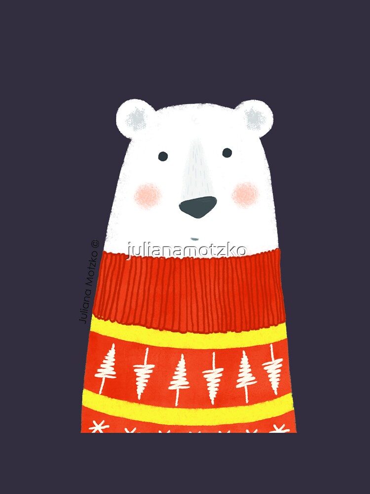 Polar Bear with Sweater by julianamotzko