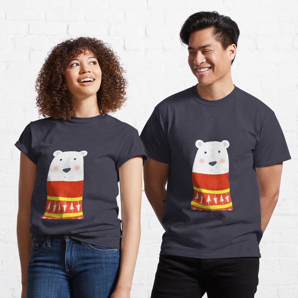 Polar Bear with Sweater Classic T-Shirt