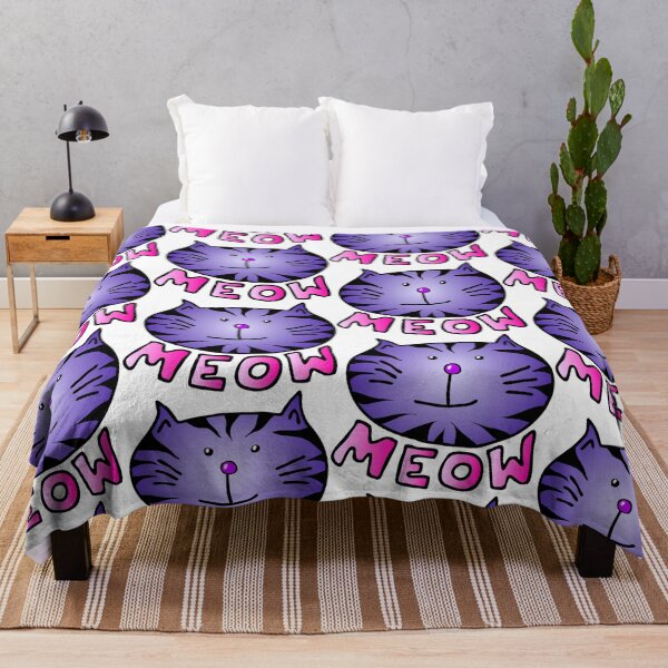 Aperçu de l'œuvre Purple Kitty Cat créée et vendue par GemmasGems.