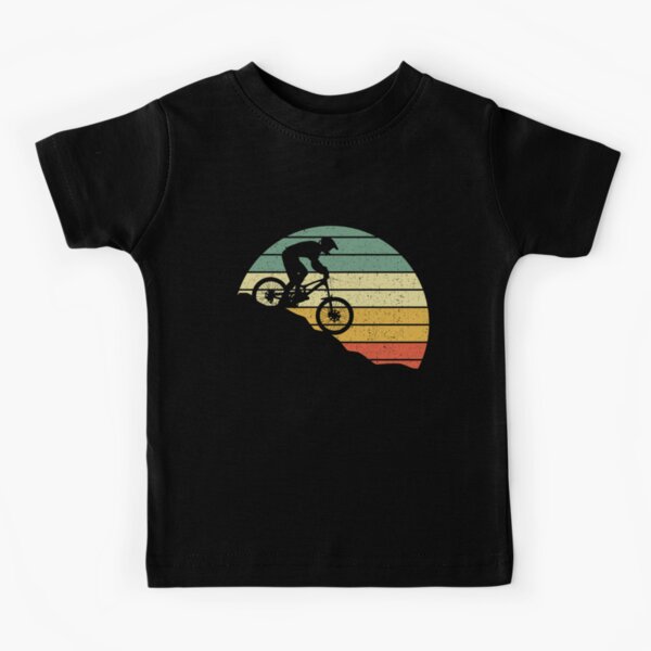 DOWNHILL MOUNTAIN BIKE VINTAGE GIFT Kids T-Shirt