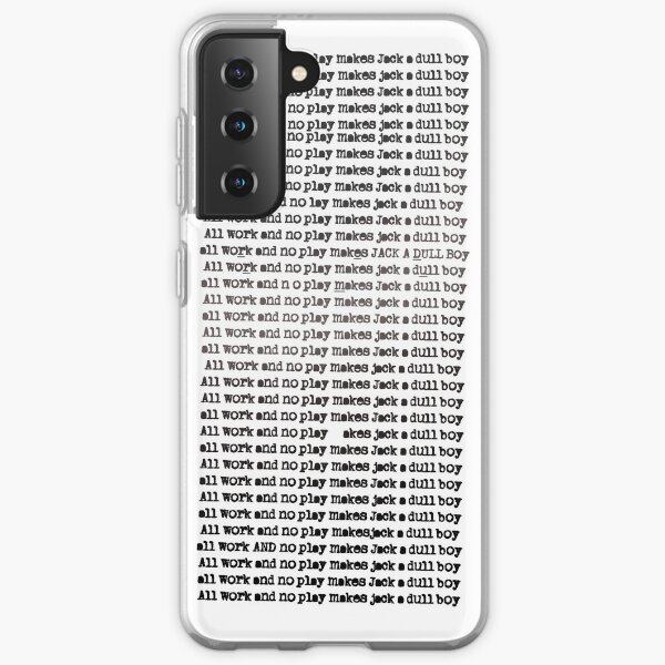 The Shining - All Work And No Play (Redrum) Samsung Galaxy Soft Case