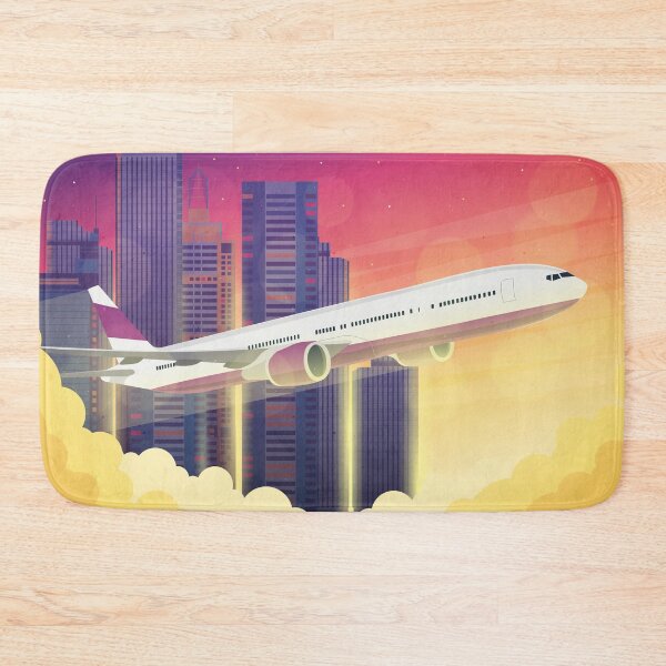 Item preview, Airplane with skyline. designed and sold by emphatic.