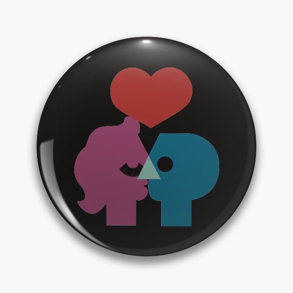 Item preview, PBS logo 'Valentines' (1970s) designed and sold by Logocryo.