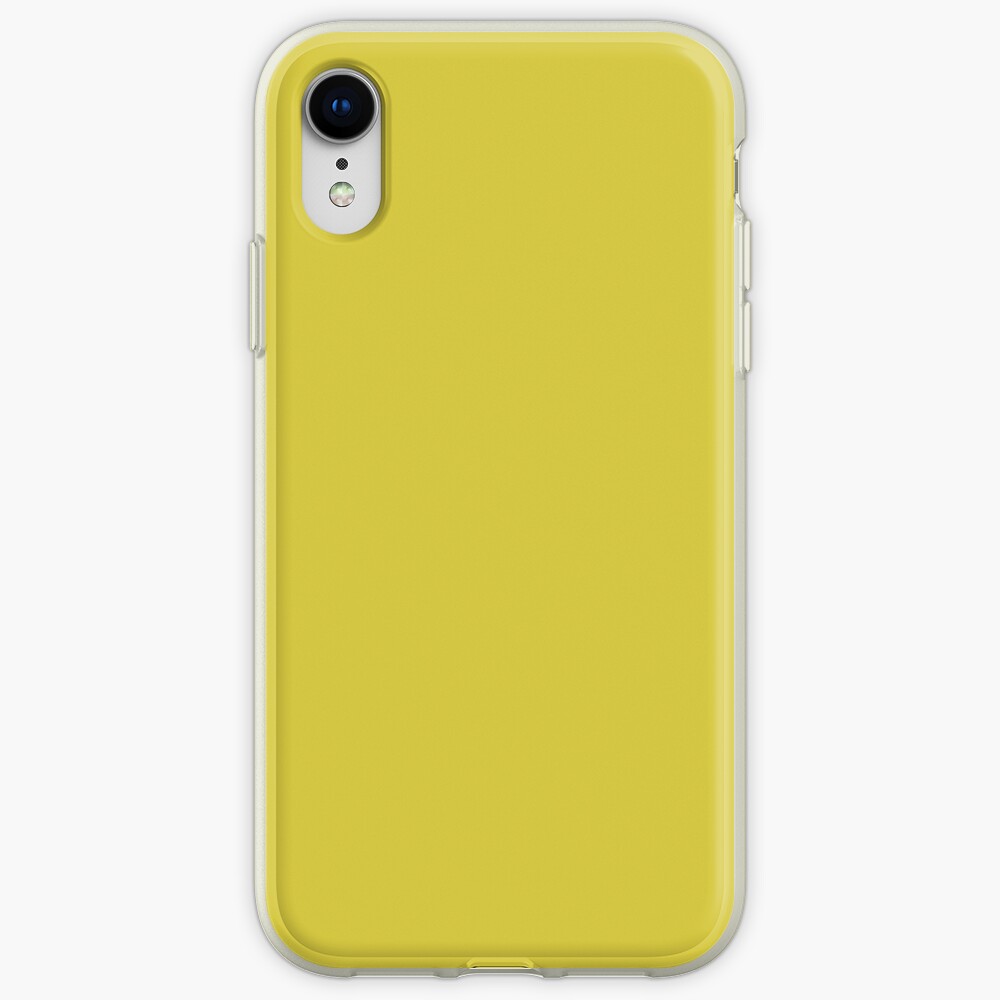 "Plain Mustard Yellow Colour" iPhone Case & Cover by PlainColour