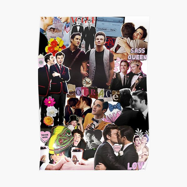 Klaine Collage Poster