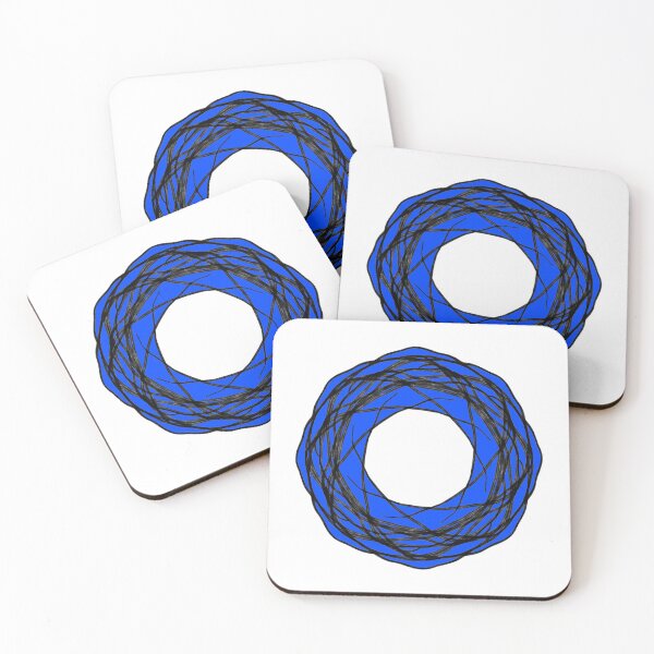 Item preview, Circular Geometric Pattern Blue designed and sold by AJ505.