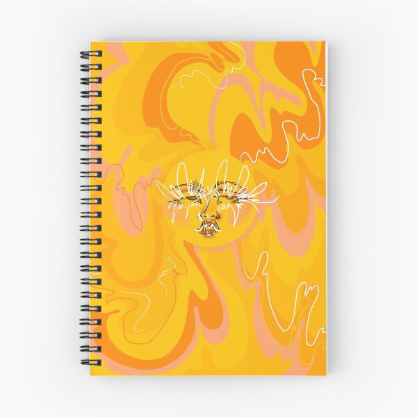 Item preview, Trippy Orange and Yellow 60's/70's Inspired Sun  designed and sold by rhinestonerodeo.