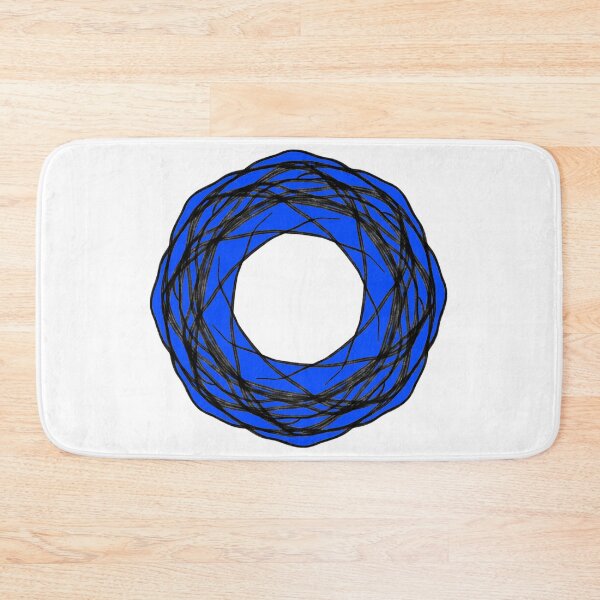 Item preview, Circular Geometric Pattern Blue designed and sold by AJ505.
