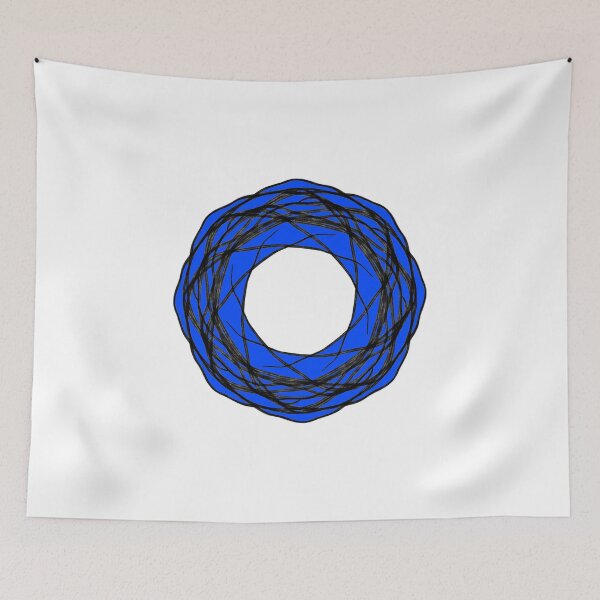 Item preview, Circular Geometric Pattern Blue designed and sold by AJ505.