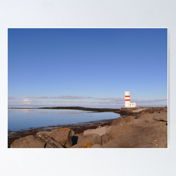 Item preview, Iceland: Lighthouse at Garðskagi designed and sold by Curlyf.