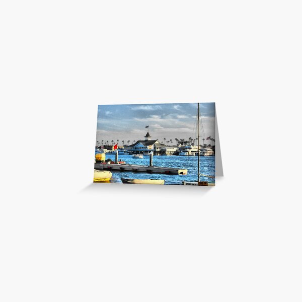Balboa Pavilion Newport Beach, California Greeting Card