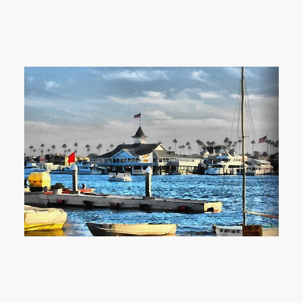 Balboa Pavilion Newport Beach, California Photographic Print