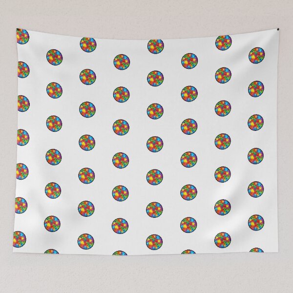 Item preview, Pixel Art - Circle Filled With a Rainbow designed and sold by mikaylawiser.