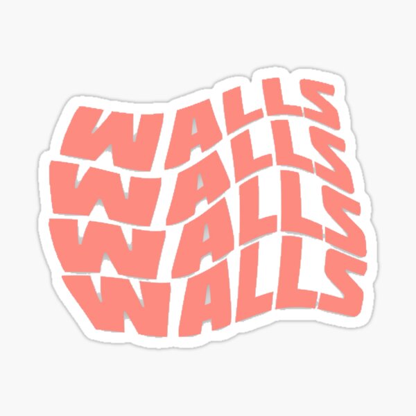 Louis Tomlinson Album Walls Curvy Logo Pegatina