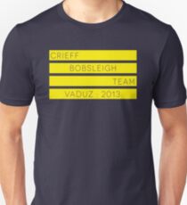 Crieff Bobsleigh Team - Vaduz 2013 Unisex T-Shirt