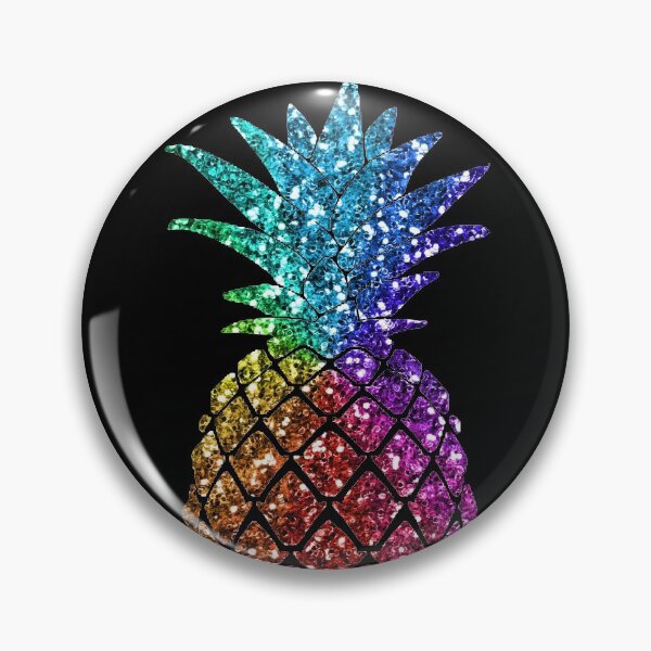 Item preview, Rainbow Pineapple Print designed and sold by mydoodlesateme.
