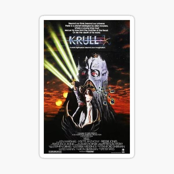 Krull fantasy sci fi movie 80s cult Sticker