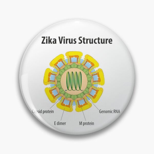 Item preview, Chemistry and Biology, zika virus structure designed and sold by LucianoCosmo.