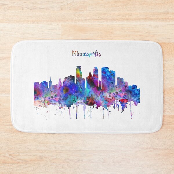 Artikelvorschau, Skyline von Minneapolis entworfen und verkauft von Rosaliartbook.