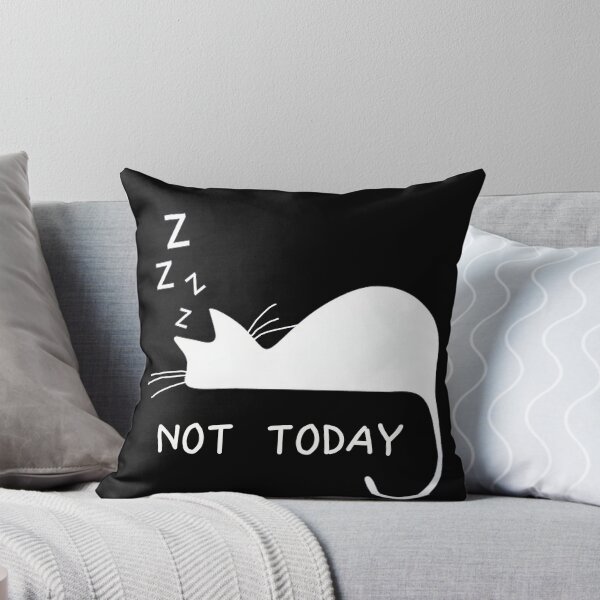 Item preview, NOPE. Not Today - White CAT - teen design - Best gifts for lazy youth and teens designed and sold by BestStuffDepot.