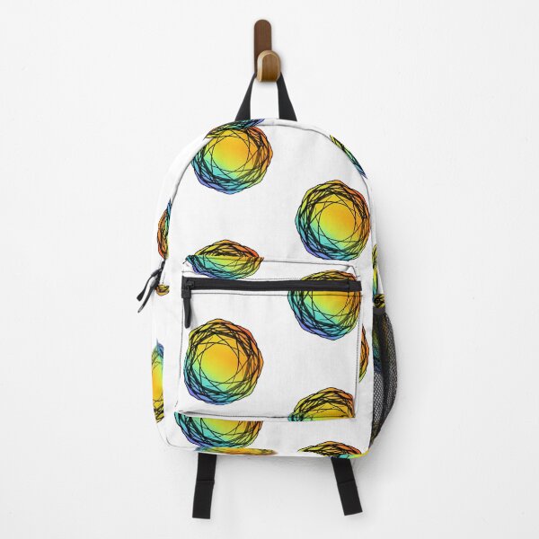 Item preview, Circular Geometric Pattern Rainbow (Filled Middle) designed and sold by AJ505.