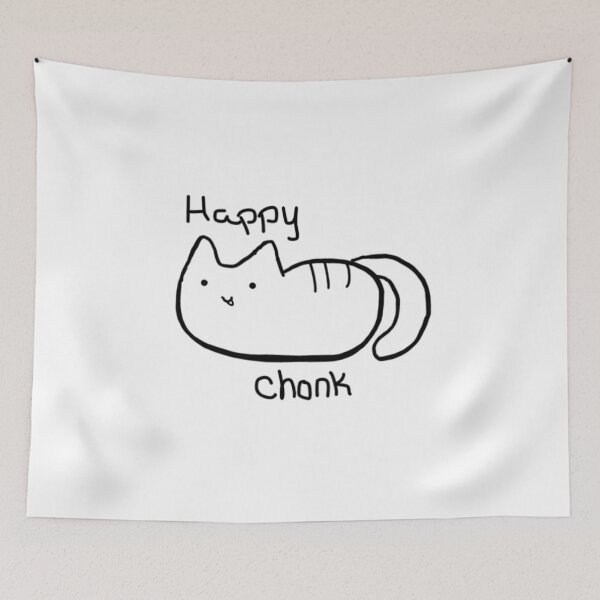 Item preview, Happy Chonk Chat Design designed and sold by AnnesLovelys.
