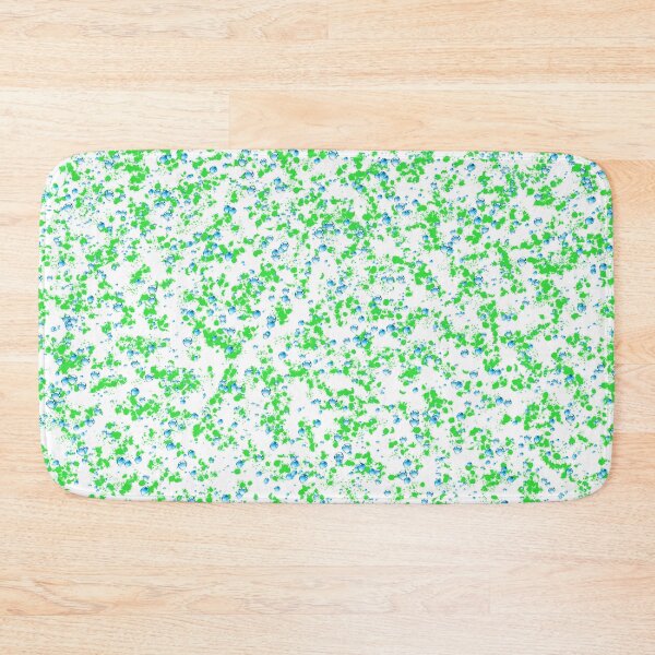 Item preview, Green Paint Splatter with Blue Bubbles designed and sold by ZHD Home Decor - Apparel - Accessories.