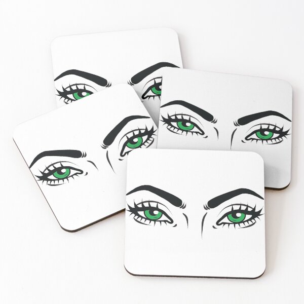 Item preview, anime green eyes stickers designed and sold by medoart.