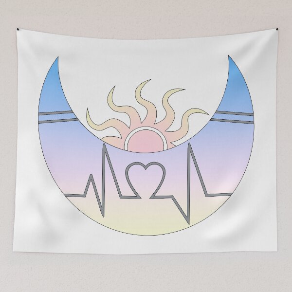 Item preview, Sun and Moon - Abstract art designed and sold by TheRedPrincess.