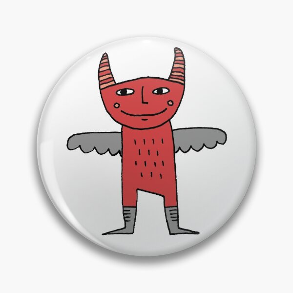 Item preview, Winged Demon in Red designed and sold by cosmicmouse.