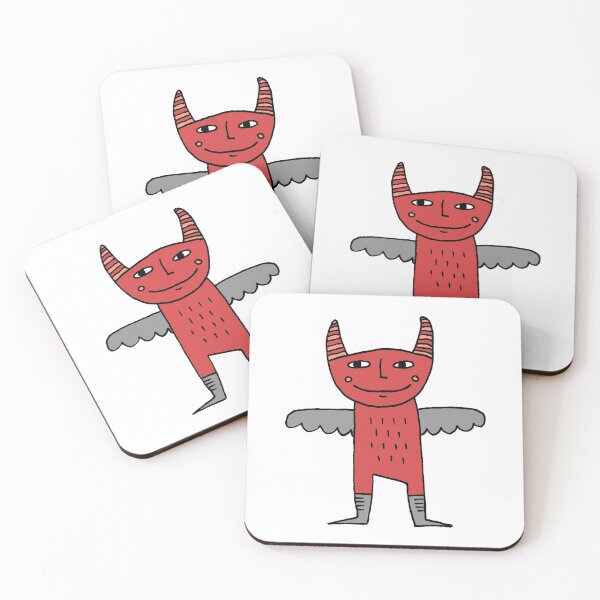 Item preview, Winged Demon in Red designed and sold by cosmicmouse.