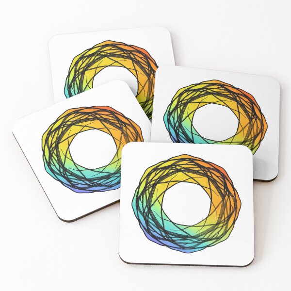 Item preview, Circular Geometric Pattern Rainbow designed and sold by AJ505.