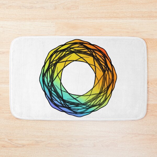 Item preview, Circular Geometric Pattern Rainbow designed and sold by AJ505.