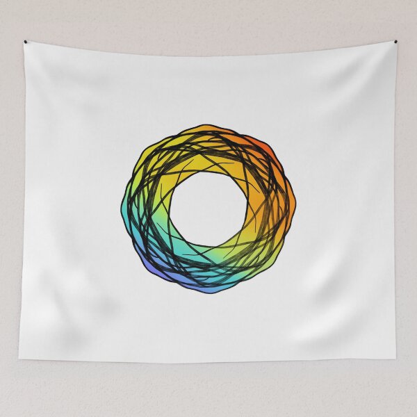 Item preview, Circular Geometric Pattern Rainbow designed and sold by AJ505.