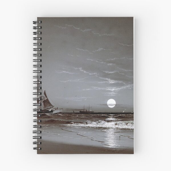 Item preview, Entrance to Harbor - Moonlight designed and sold by brushandframes.
