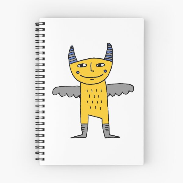 Item preview, Winged Demon in Yellow designed and sold by cosmicmouse.