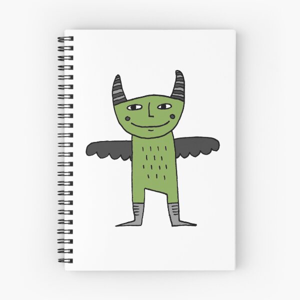 Item preview, Winged Demon in Olive Green designed and sold by cosmicmouse.