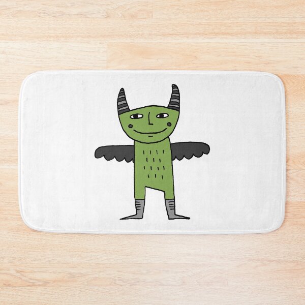 Item preview, Winged Demon in Olive Green designed and sold by cosmicmouse.