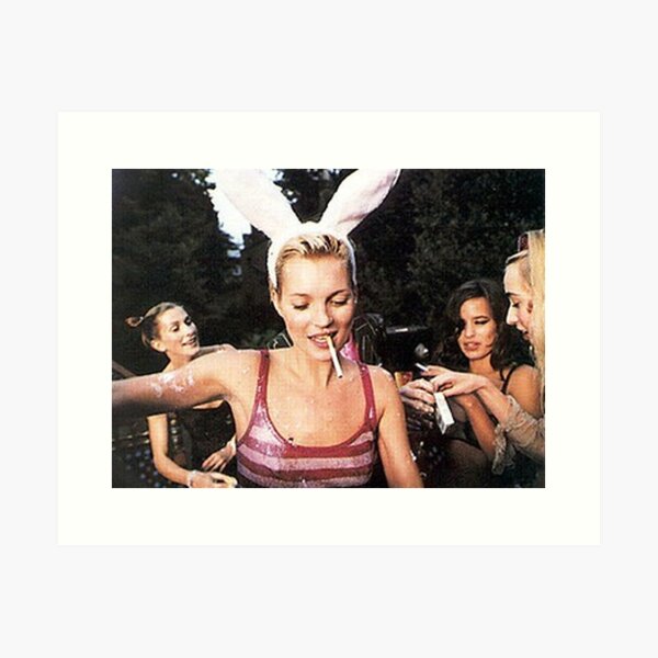 KATE MOSS PB BUNNY Kunstdruck