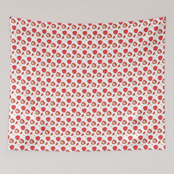 Item preview, Pattern with apples designed and sold by fararoc.