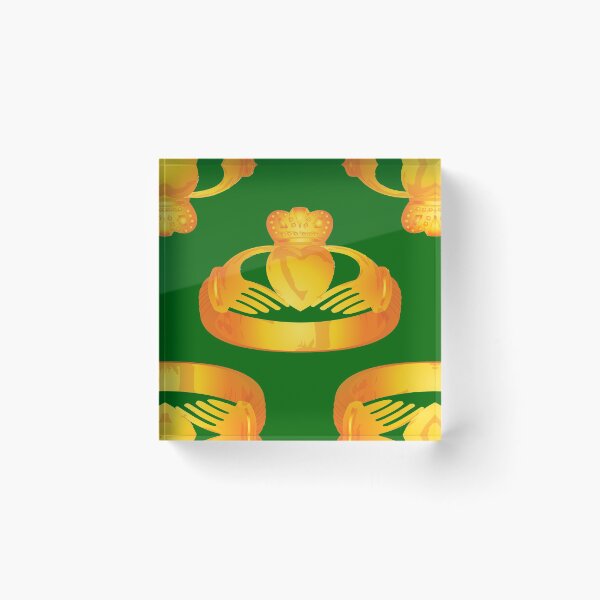 Item preview, gold claddagh ring designed and sold by Gossip Rag.