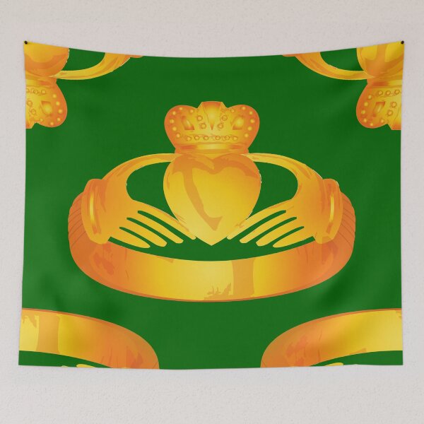 Item preview, gold claddagh ring designed and sold by Gossip Rag.